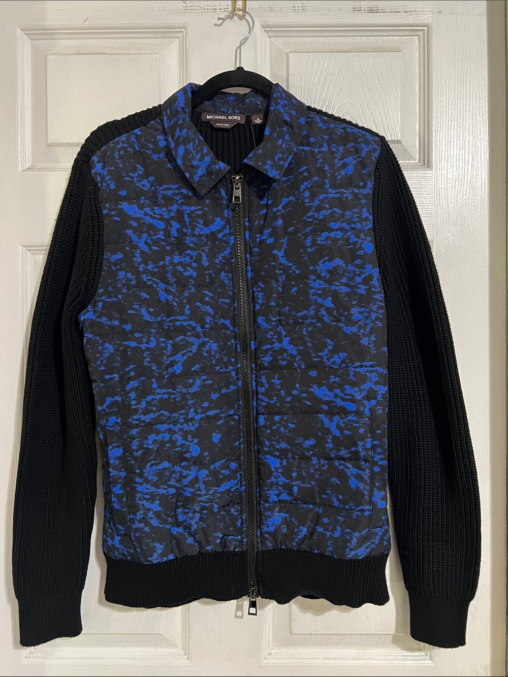MICHAEL KORS ITALIAN YARN Full Zip Sweater Cardigan Men’s Size Medium